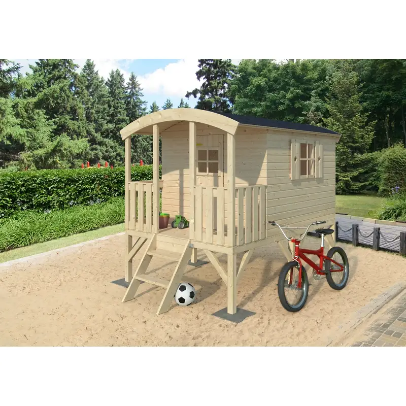 Casita-para-niños-madera-natural-elevada-180x20