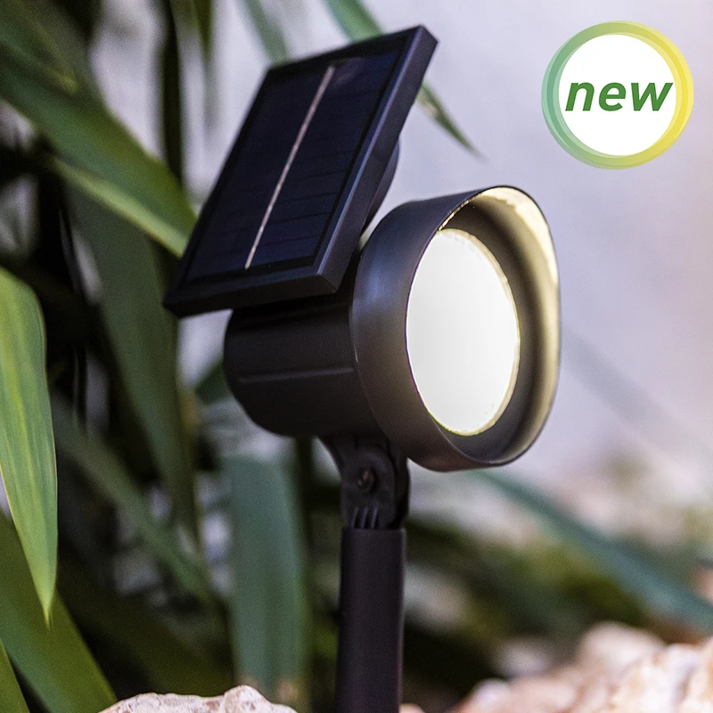 Lámpara-jardín-solar-Estrella-LEDs-carga-rápida