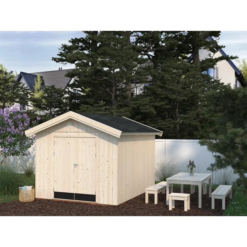 Casita-jardín-Martin-tejado-aguas-Palmako