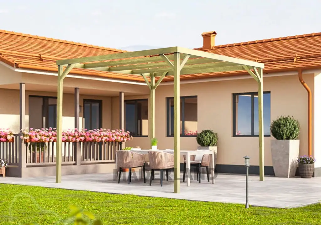 Pérgola-madera-Mataró