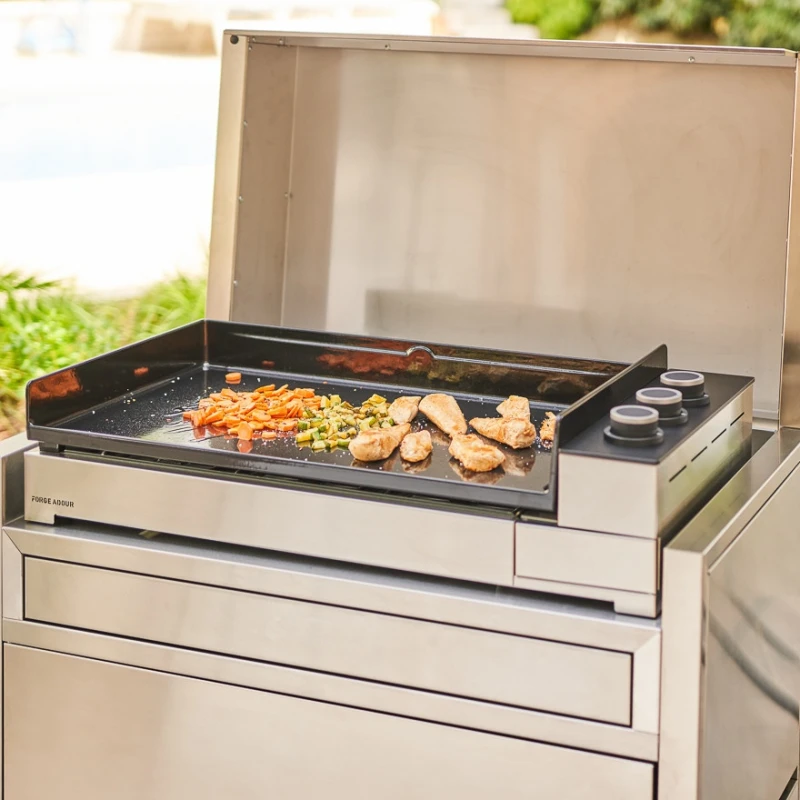 Cocina-exterior-Premium-Forge-Adour-Plancha-profesional