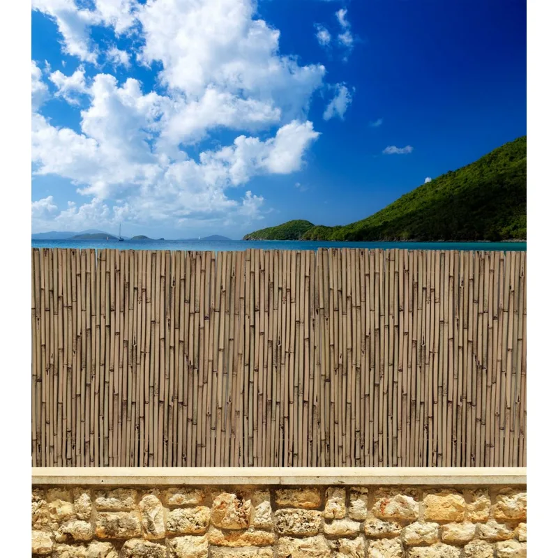 Ocultación-Bambú-barnizado-Privacidad-Estilo-natural