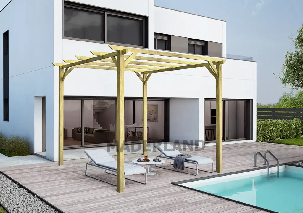 Pérgola-madera-León