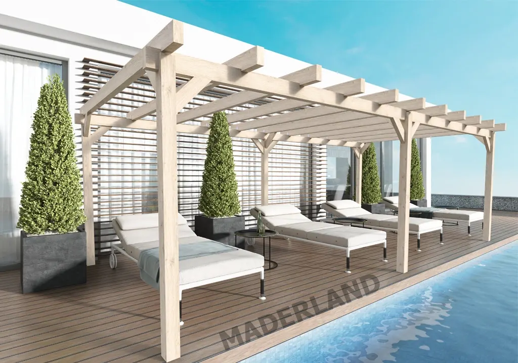 Pérgola-madera-Marsella