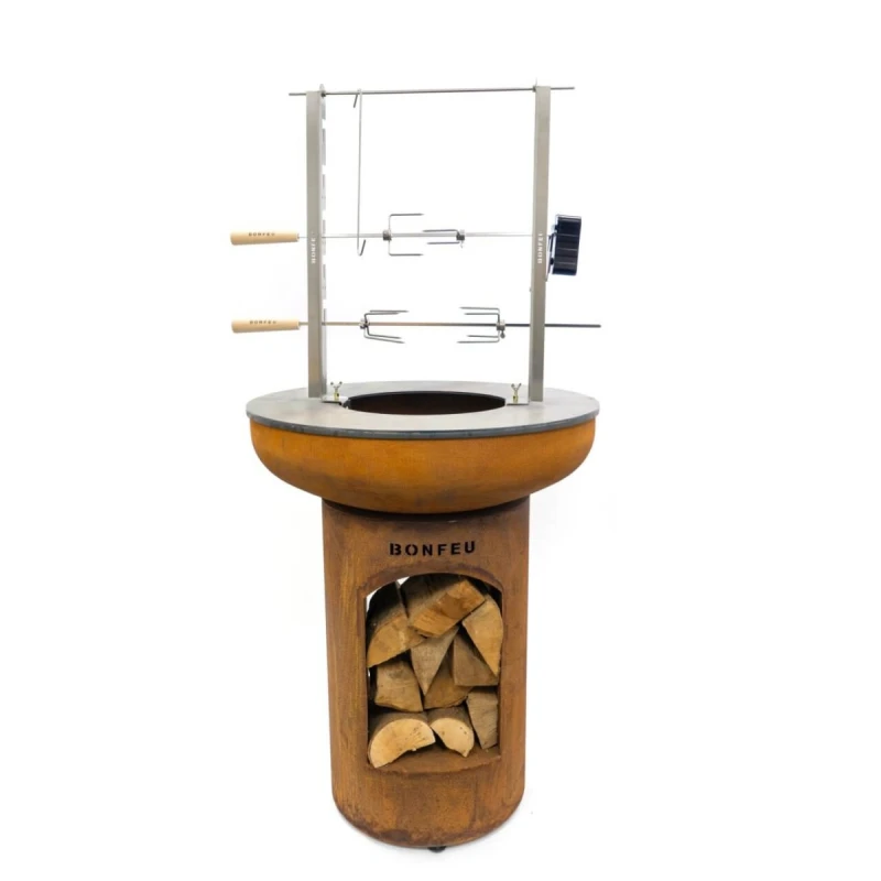 set-asador-BonFeu-motor-Para-braseros-planchas